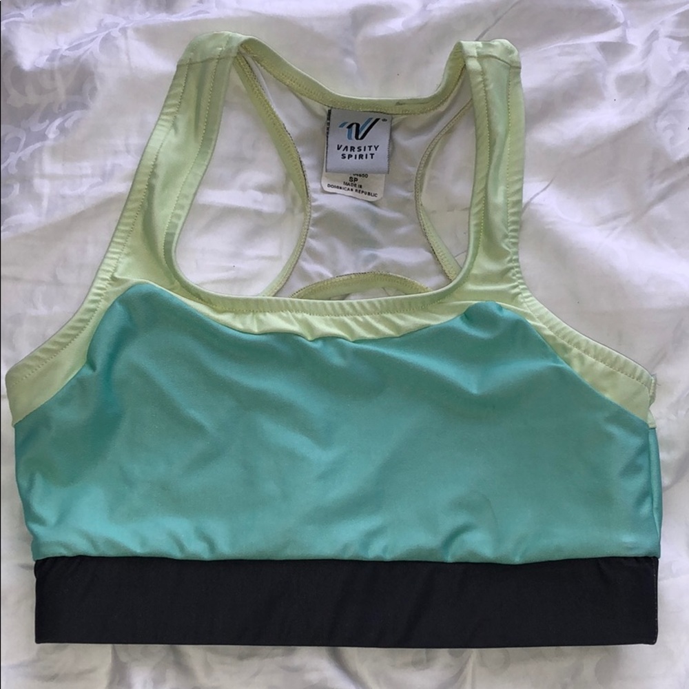 UDA varsity spirit sports bra